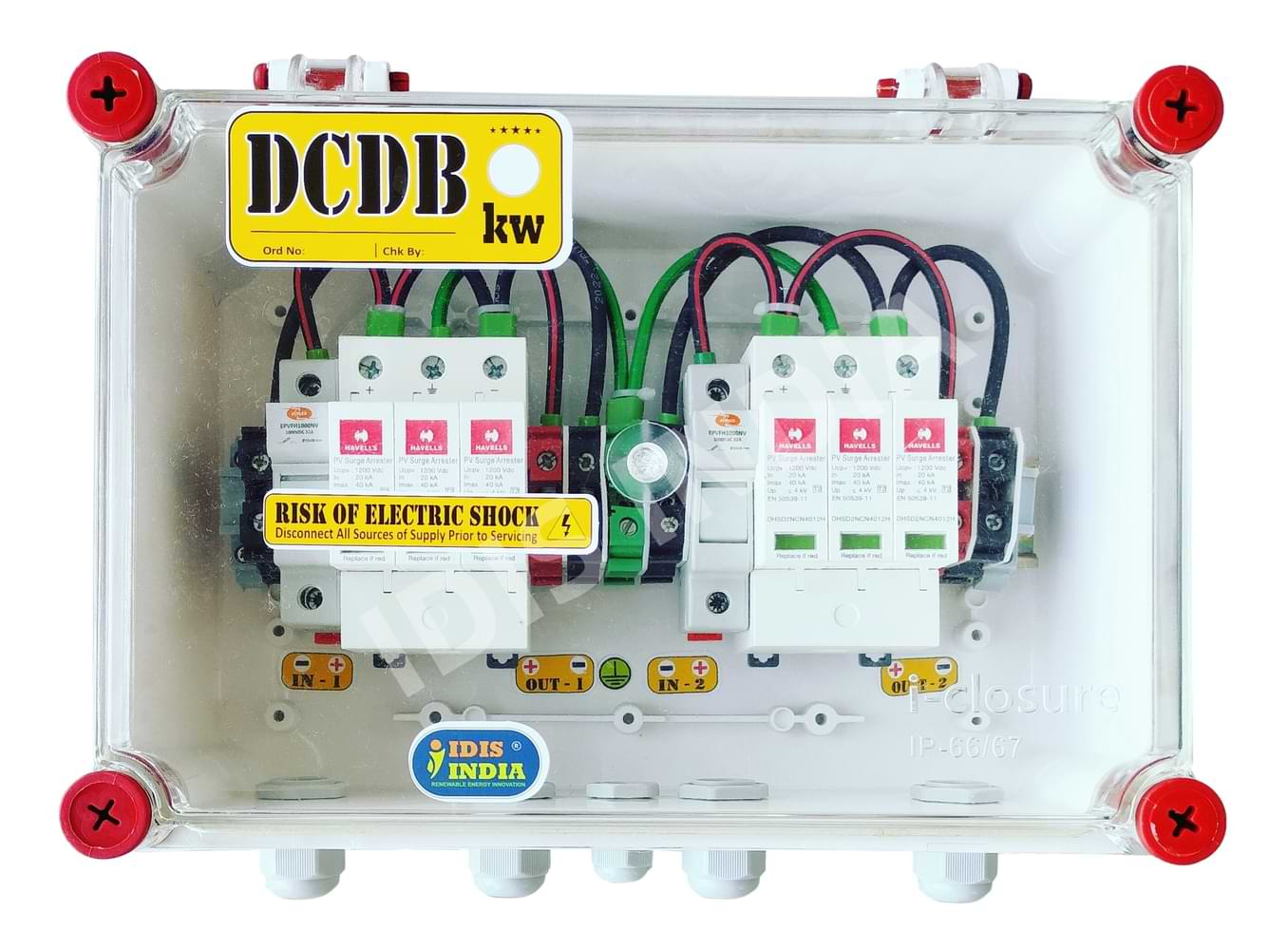 Solar ACDB DCDB Manufacturer Standard Idis India