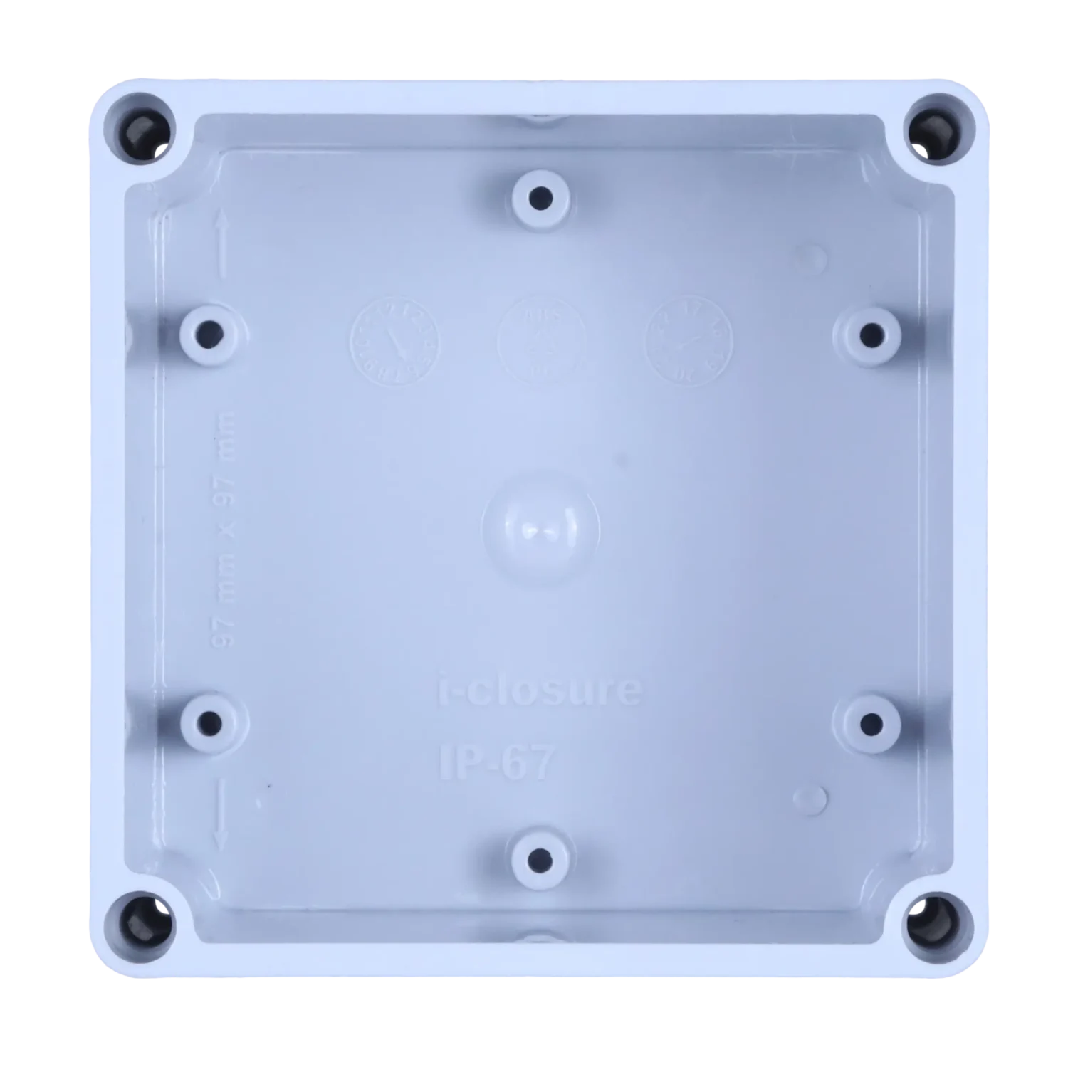 100 x 100 x 80 mm IP67 Opaque Electrical Box1