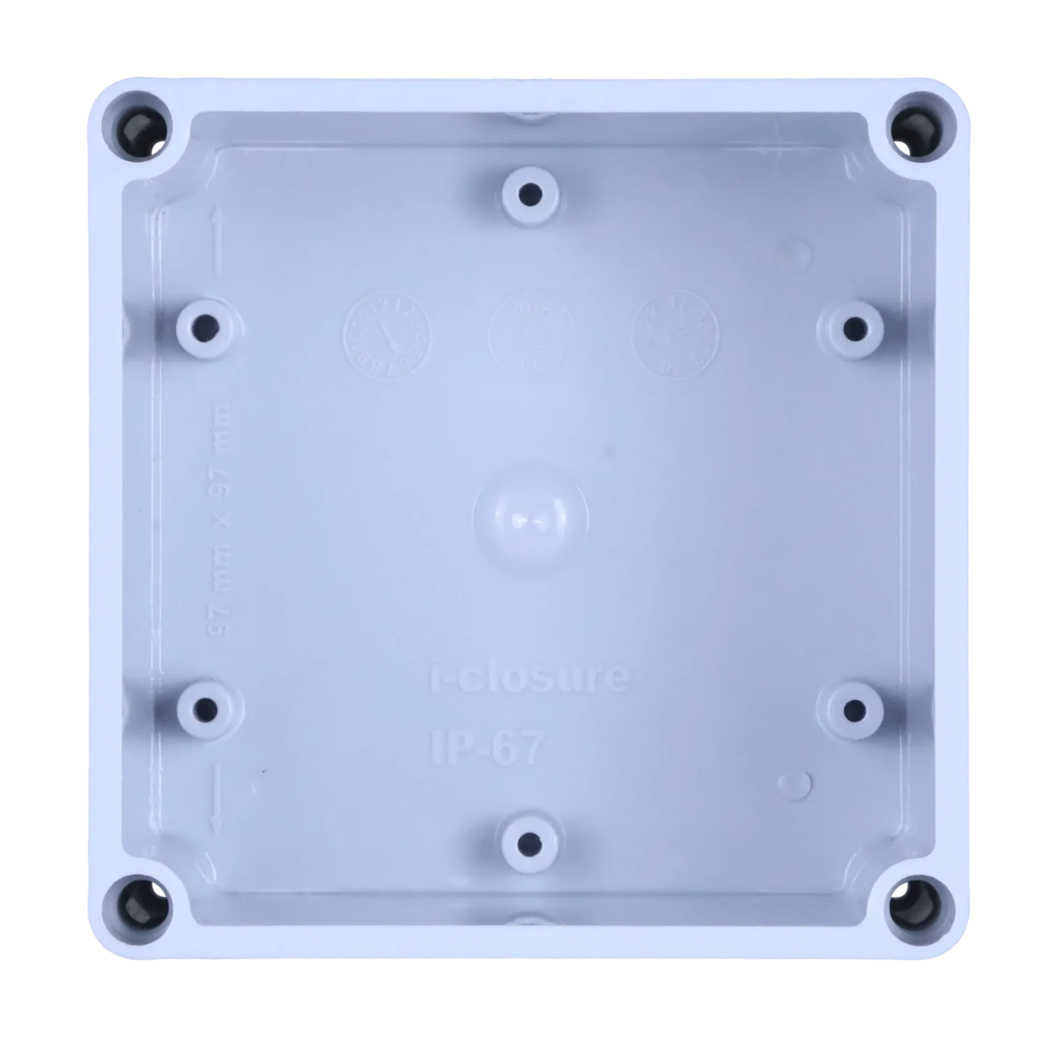 100 x 100 x 80 mm IP67 Opaque Electrical Box1