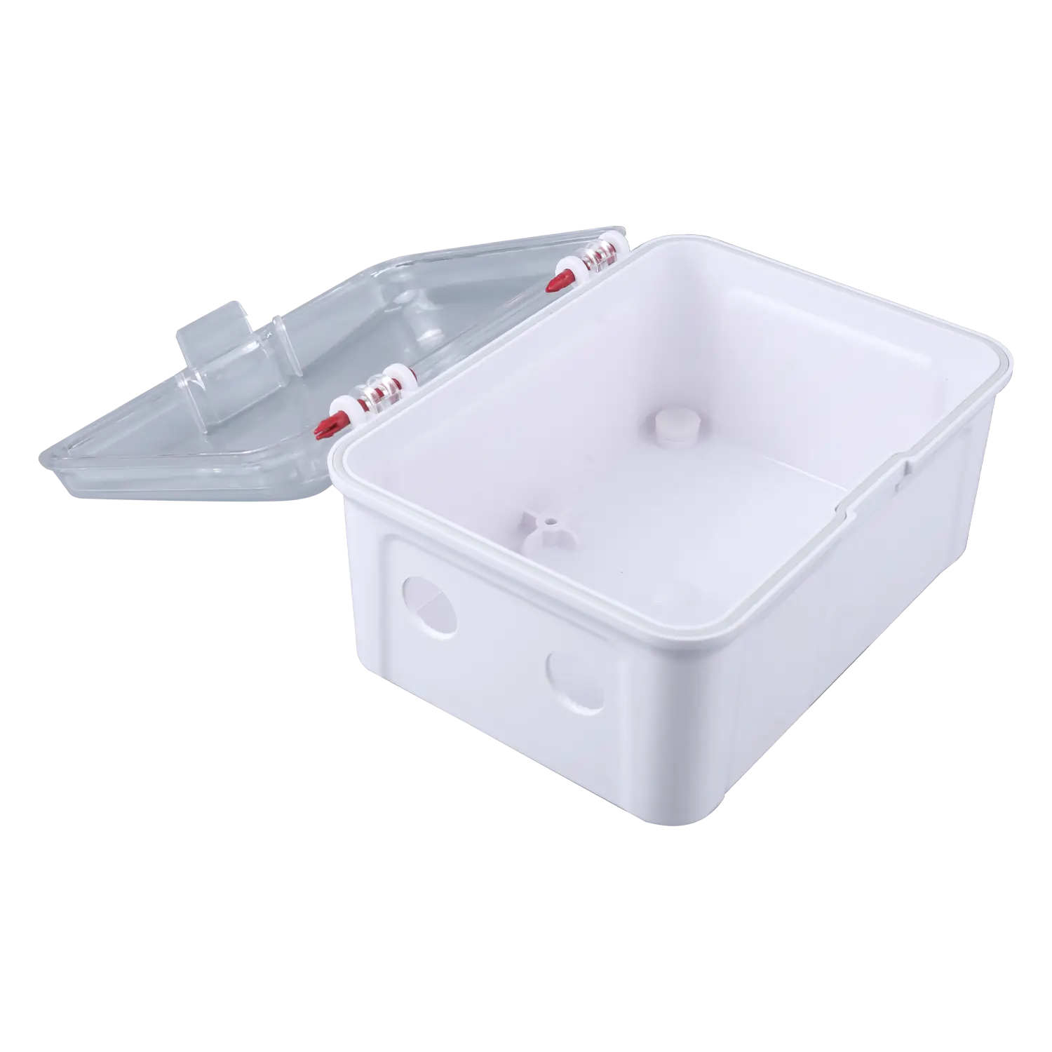 PC ABS 130 X 180 X 100 mm Quick Clamp 2 Holes PG13 IP67 - Image 3