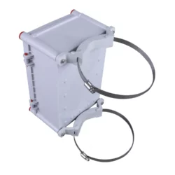 Pole Mounted Enclosure 290x200x130 ABS Grey 2-7 Inch