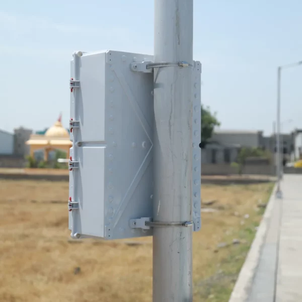 Pole Mounted Enclosure 560x380x180 ABS Grey 3-7 Inch