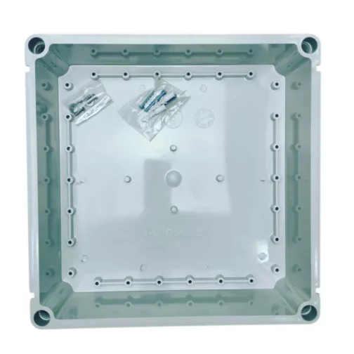 ABS-Enclosure-Waterproof-IP65-IP67-280-x-280-x-110-mm-RAL7035-Grey-Isometric-TOP-2