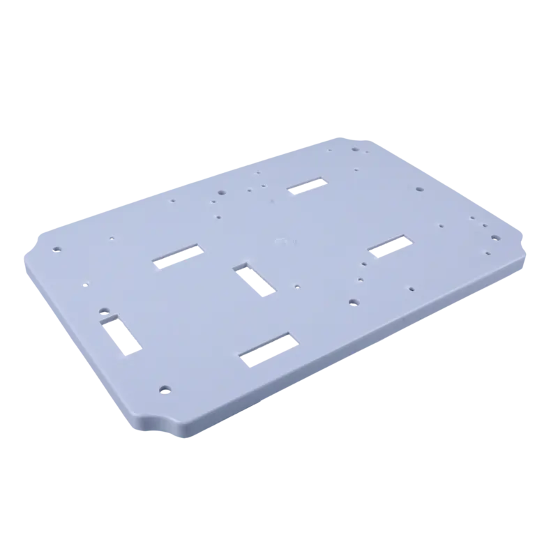 Custom holes in 290 x 200 x 130 mm Mounting Plate