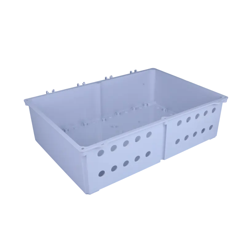Custom hole in 560 x 380 x 180 mm Base