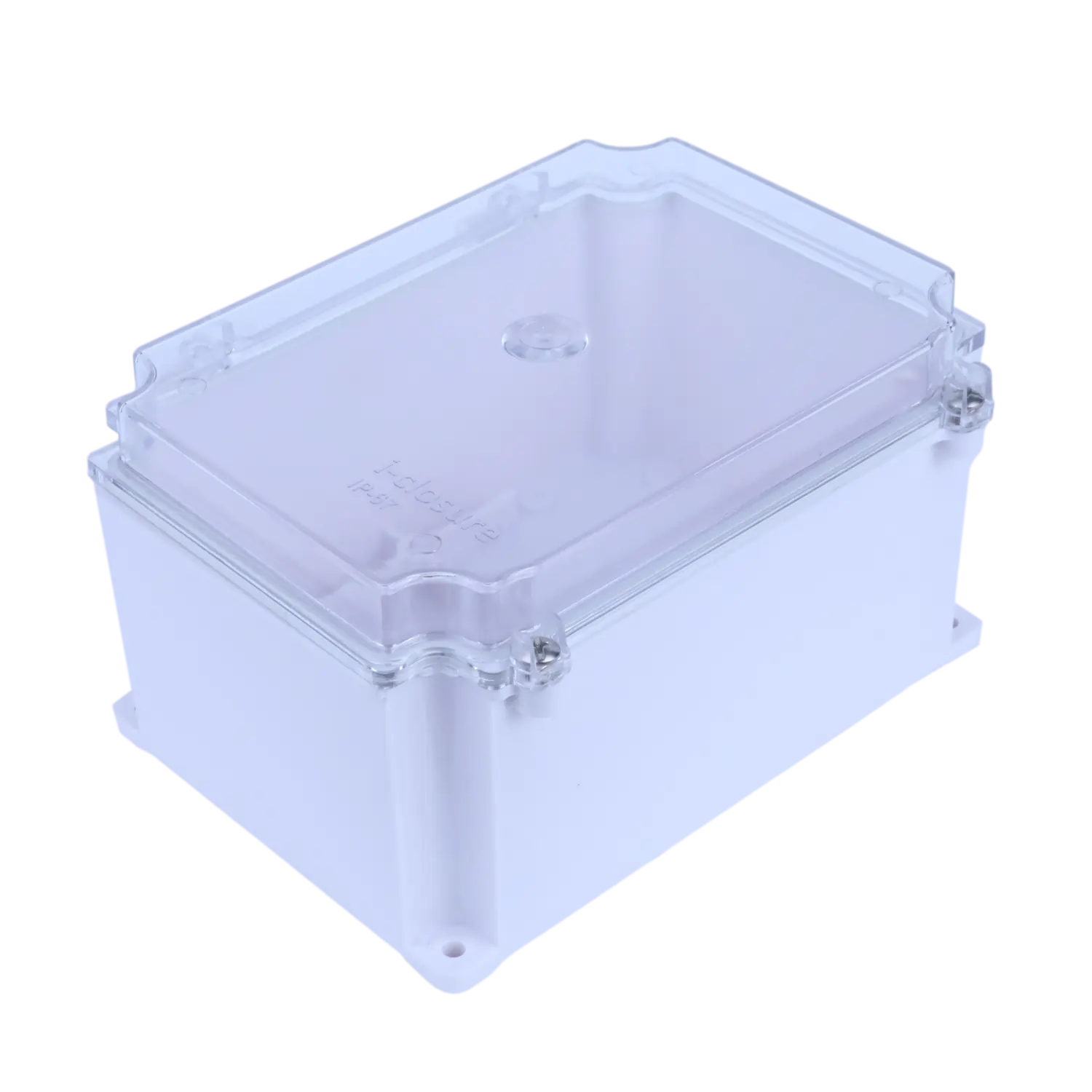 130 x 180 x 100 mm IP67 Transparent Custom Electrical Enclosure