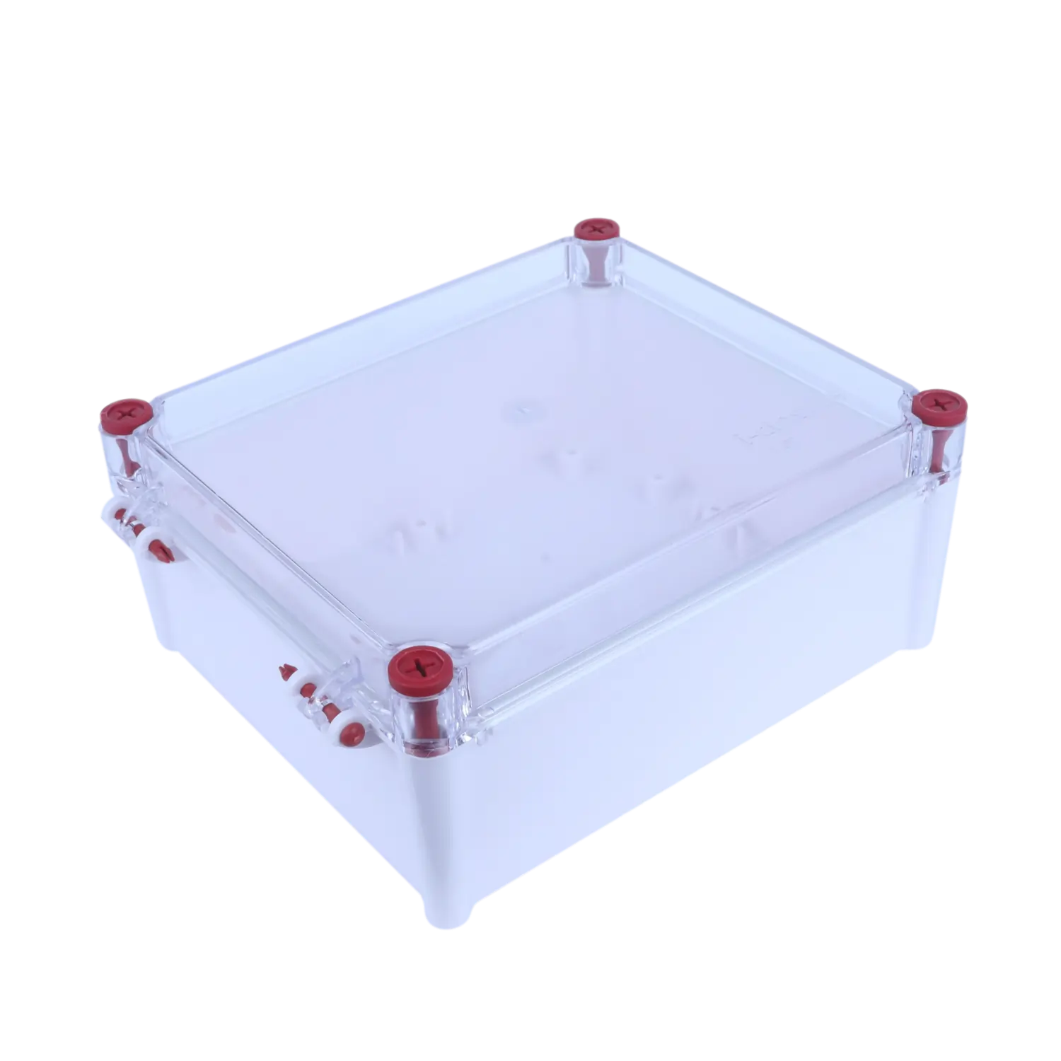 210 x 190 x 100 mm Hinged IP67 Transparent custom Electrical Enclosure