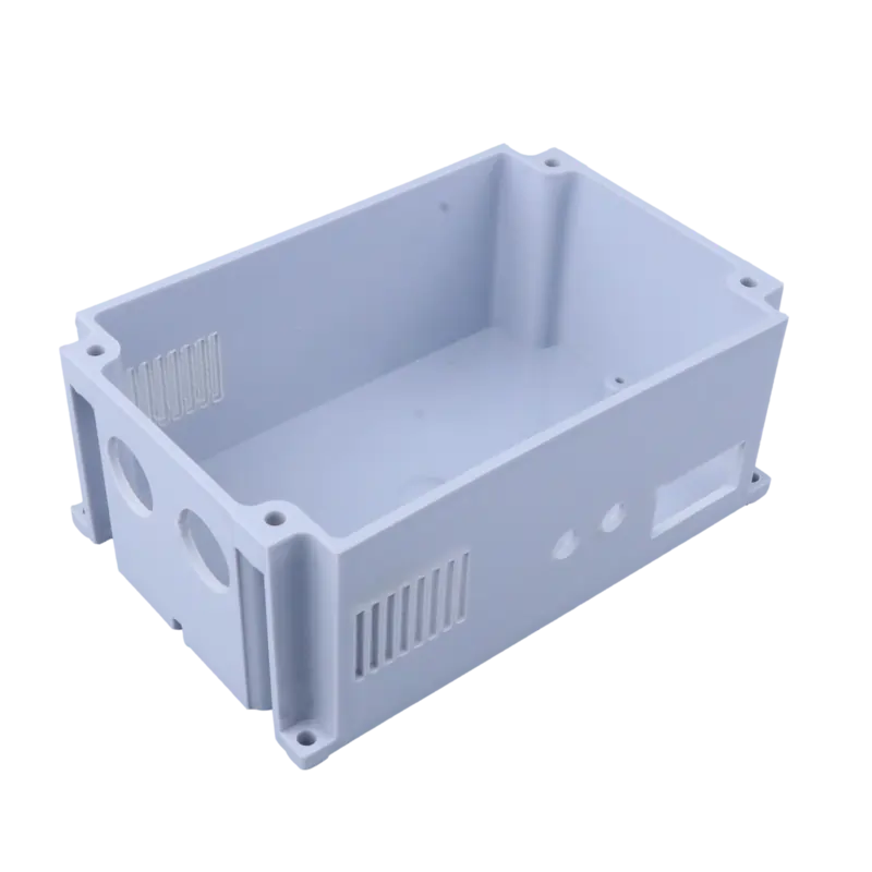 Customized Holes in Electronics Enclosure Base