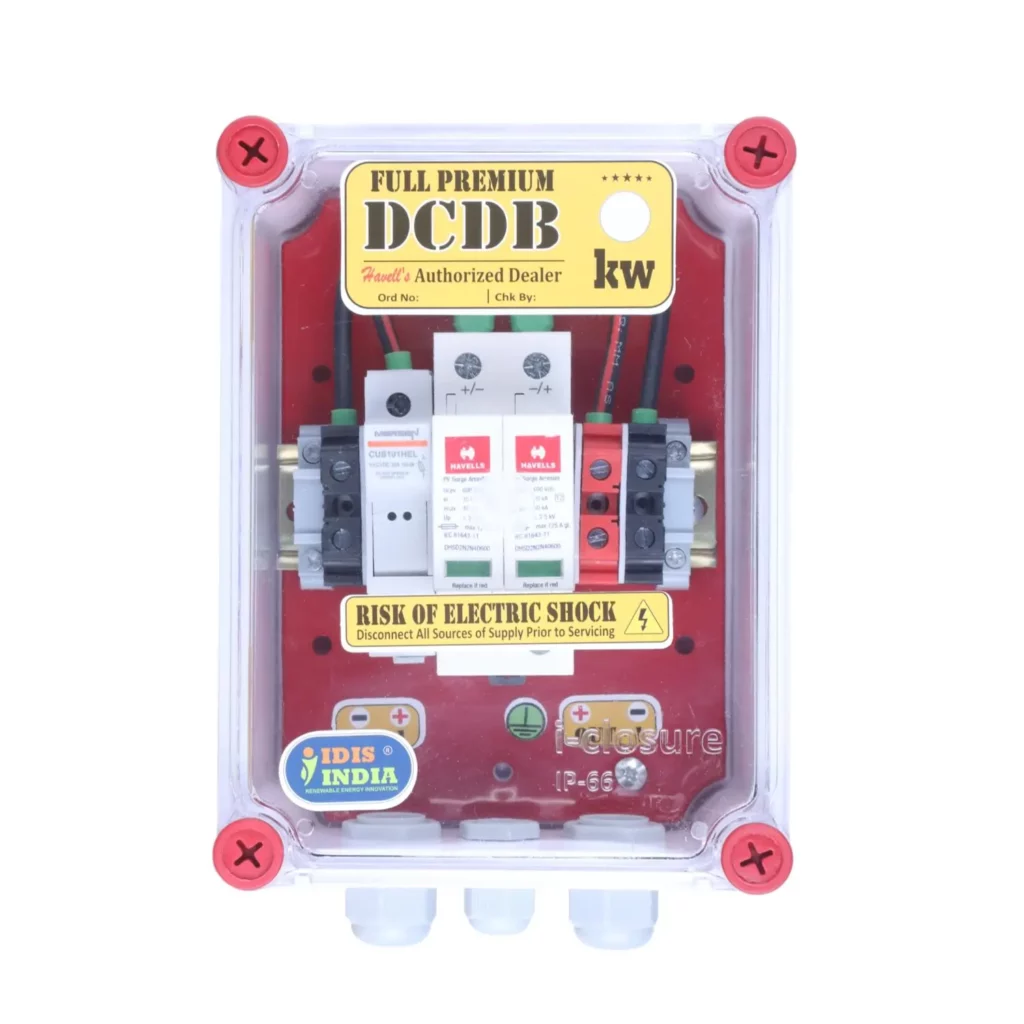 DCDB 1 In 1 Out Fuse SPD 600V Premium TOP