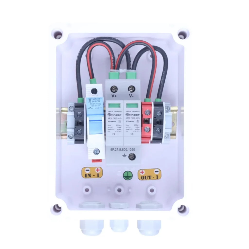 DCDB 1 In 1 Out Fuse SPD 600V Standard TOP2