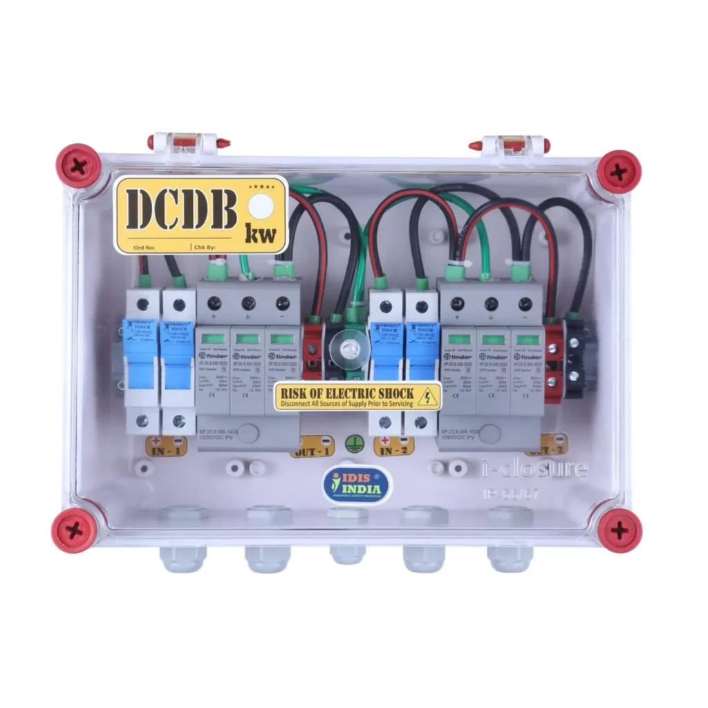 DCDB 2 IN 2 OUT 4 FUSE 2 SPD 1000V STANDARD