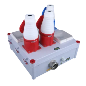 Electrical Distribution Board 1 Phase 1 Socket & 3 Phase 2 Socket With MCB 32 Amp