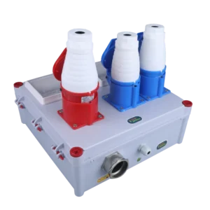 Industrial DB 1 Phase 2 Socket & 3 Phase 1 Socket With MCB 32 Amp