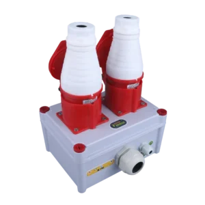 Electrical Distribution Board 3 Phase With 2 Socket 32 Amp