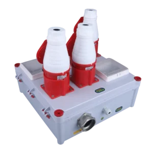 Industrial Distribution Board 3 Phase With 3 Socket & MCB 32 Amp