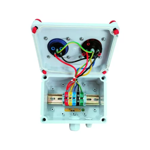 Industrial-Combined-Distribution-Board-with-Plug-Socket-Single-Phase-Three-Phase-32-Amp-with-Internal-wiring-inside