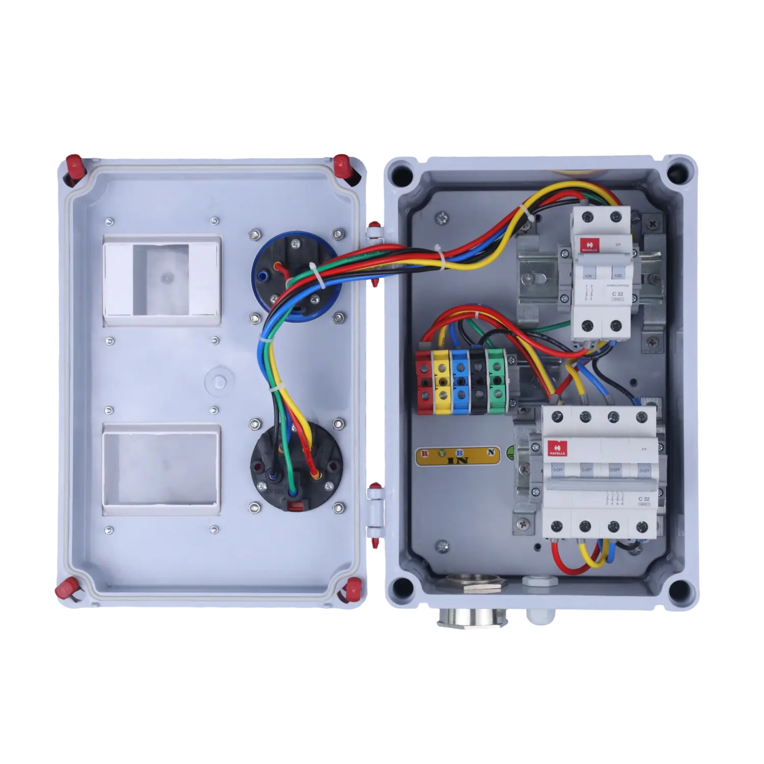 Industrial Distribution 1 Phase & 3 Phase With 1 Socket & 1 MCB 32 Amp