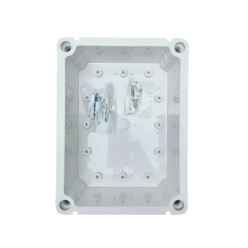 PC-ABS-Enclosure-Waterproof-IP65-IP67-140-x-190-x-100-mm-Transparent-Isometric-TOP-1