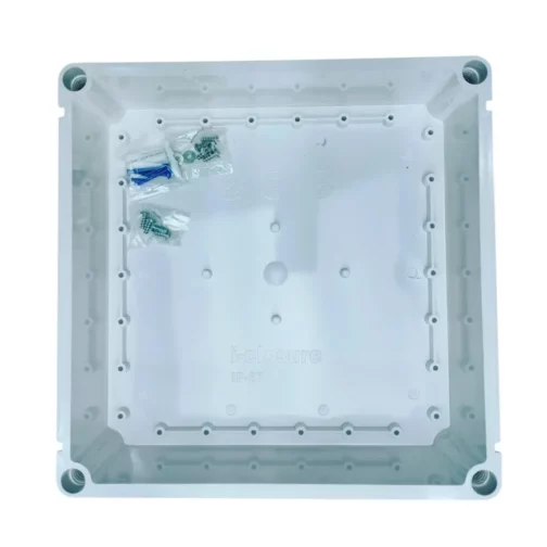 PC-ABS-Enclosure-Waterproof-IP65-IP67-280-x-280-x-110-mm-Transparent-Isometric-top1