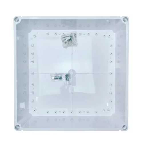 PC-ABS-Enclosure-Waterproof-IP65-IP67-400-x-400-x-160-mm-Transparent-Isometric-tip1