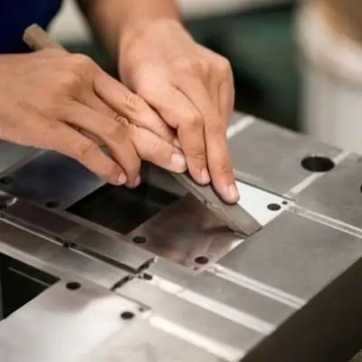 Ruff Polishing of Enclosures Injection moulding mould
