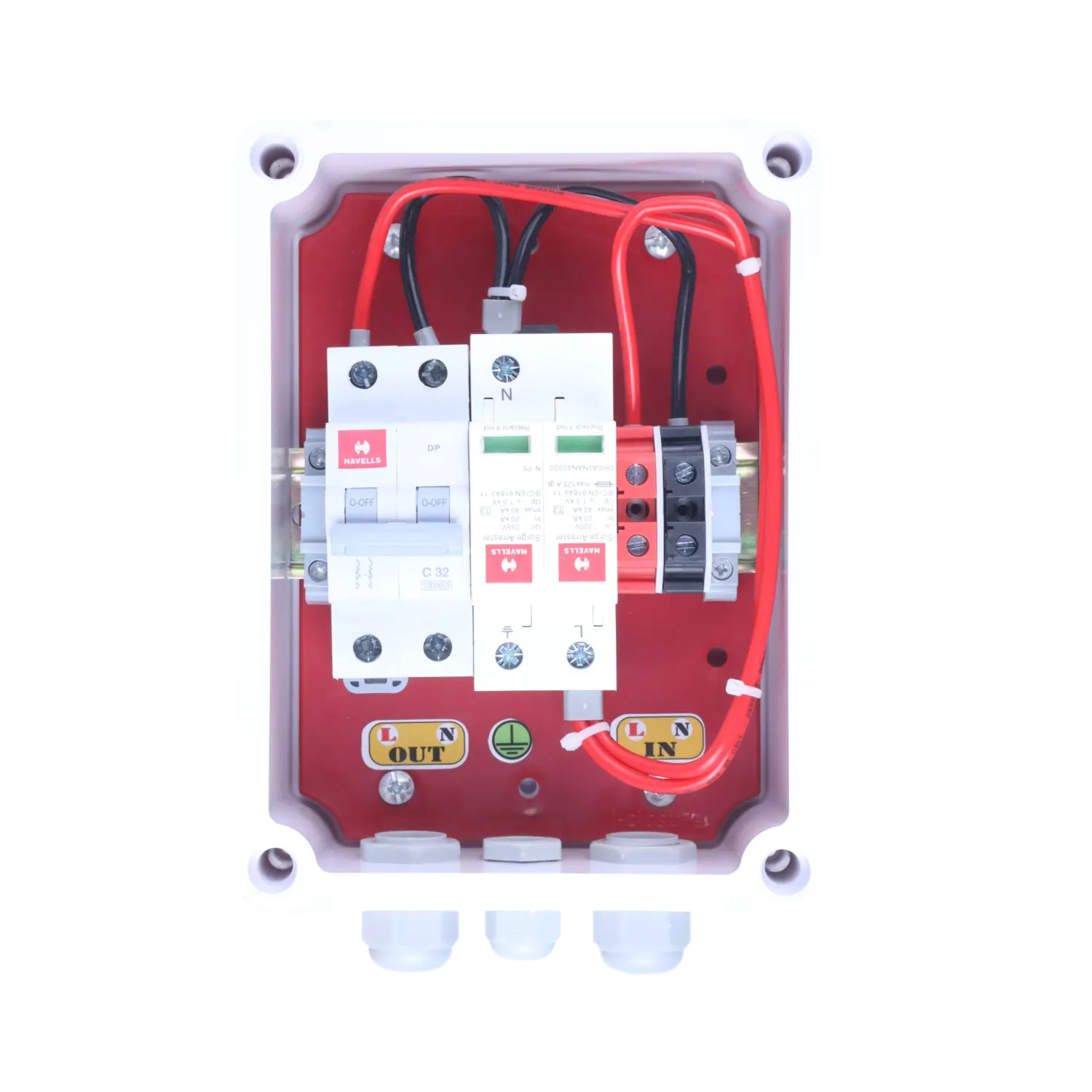 Solar Junction Box 1 Phase 1 to 6 KW - Havells