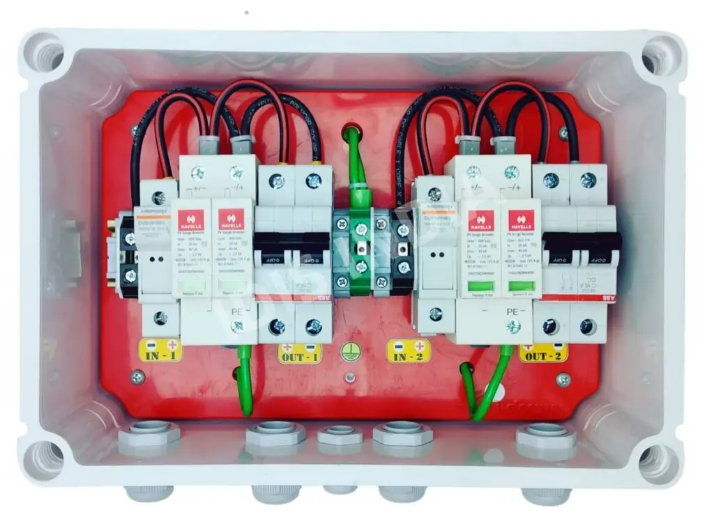 Solar-DCDB-2-in-2-out-4-TO-6-KW-DCDB-With-2-merson-fuse-2-Havells-MCB-and-2-Havells-SPD-500V-top-1024x762