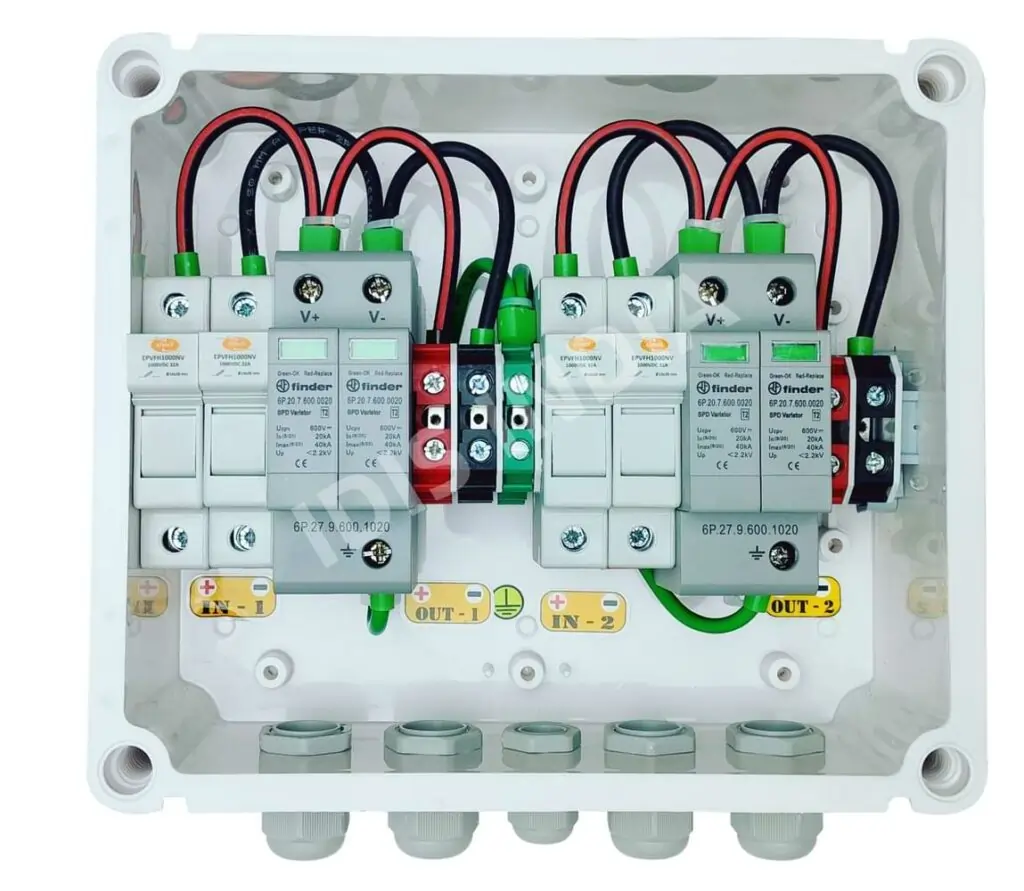 Solar-DCDB-2-in-2-out-4-TO-8-KW-DCDB-With-4-FUSE-Elmex-2spd-Finder-600V-Top-2-1024x891