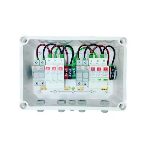 Solar-DCDB-2-in-2-out-7-TO-10-KW-DCDB-With-4-Elmex-Fuse-2-spd-Havells-1000V-Top