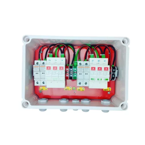 Solar-DCDB-2-in-2-out-8-TO-10-KW-DCDB-With-4-merson-fuse-2-and-2-Havells-SPD-1000V-top