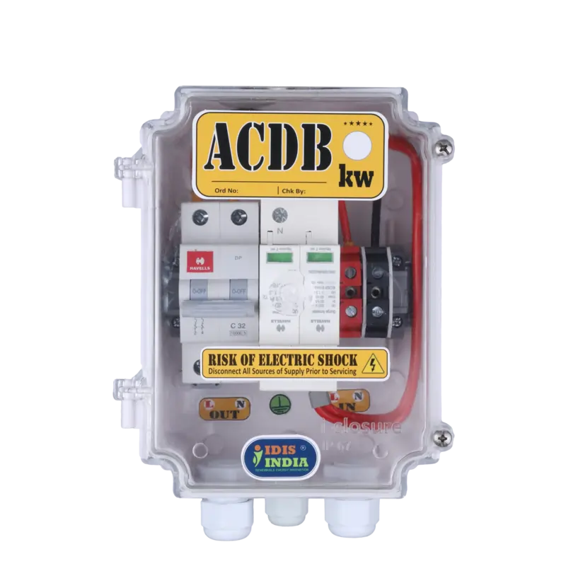Solar-Enclosure 130 x 180 x 100mm for ACDB Example