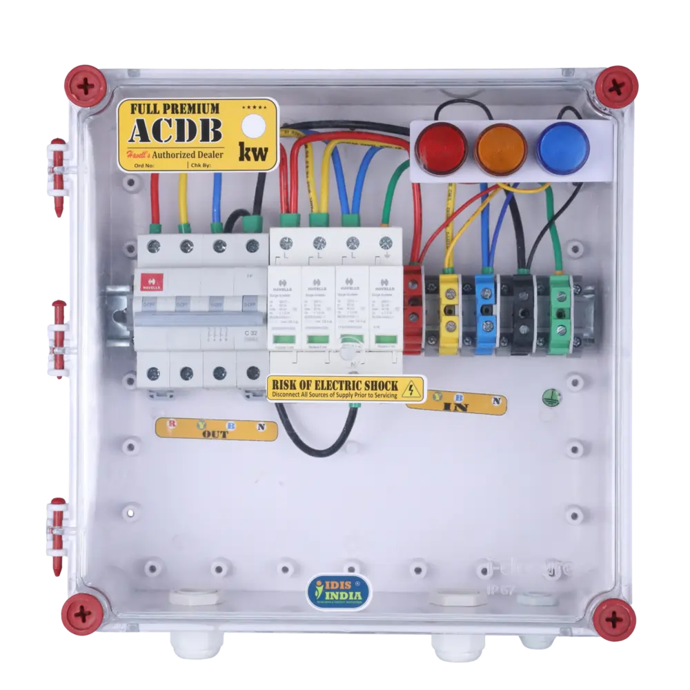 Solar Enclosure 280 x 280 x 110 mm for ACDB-Example