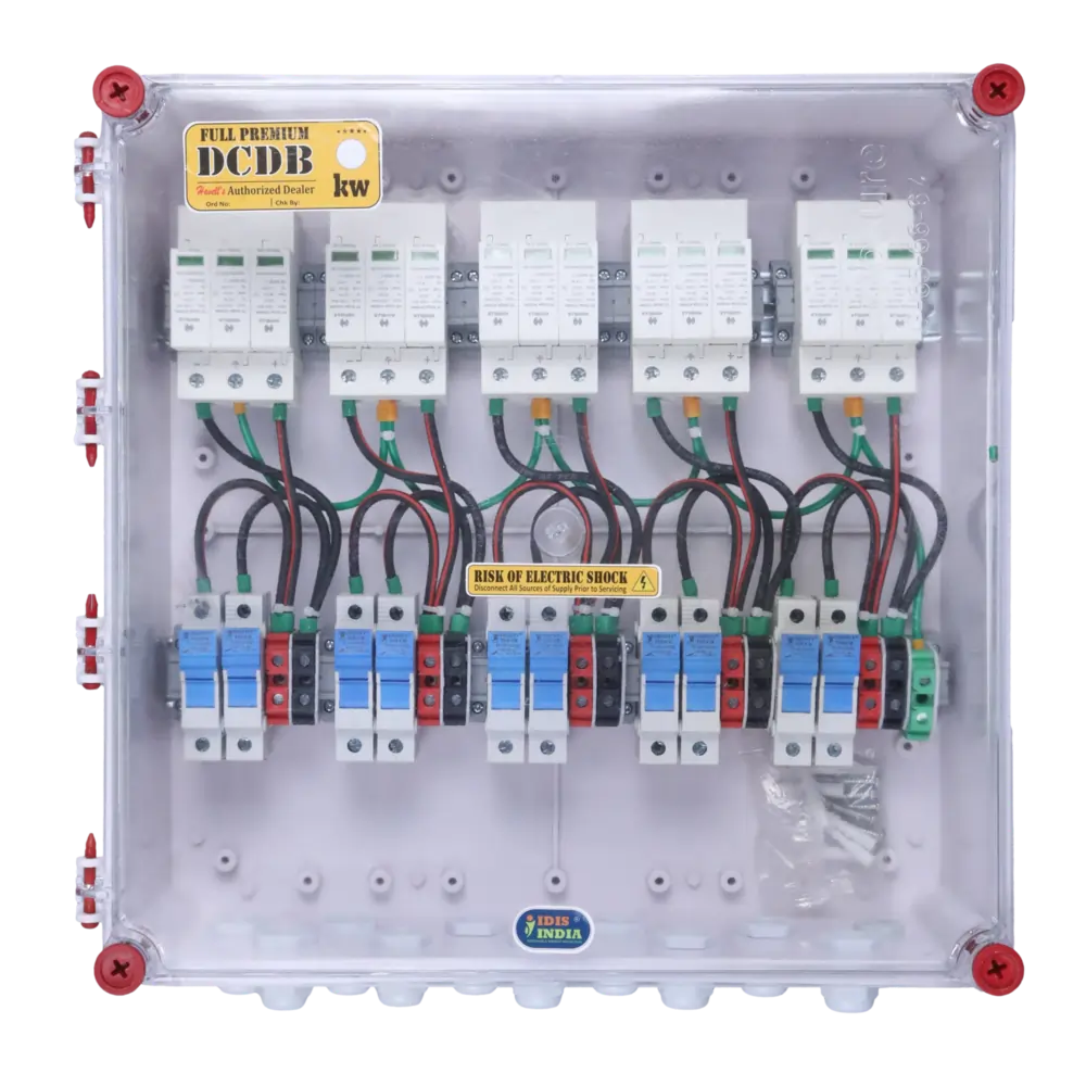 Solar Enclosure 400 x 400 x 160 mm for DCDB Example