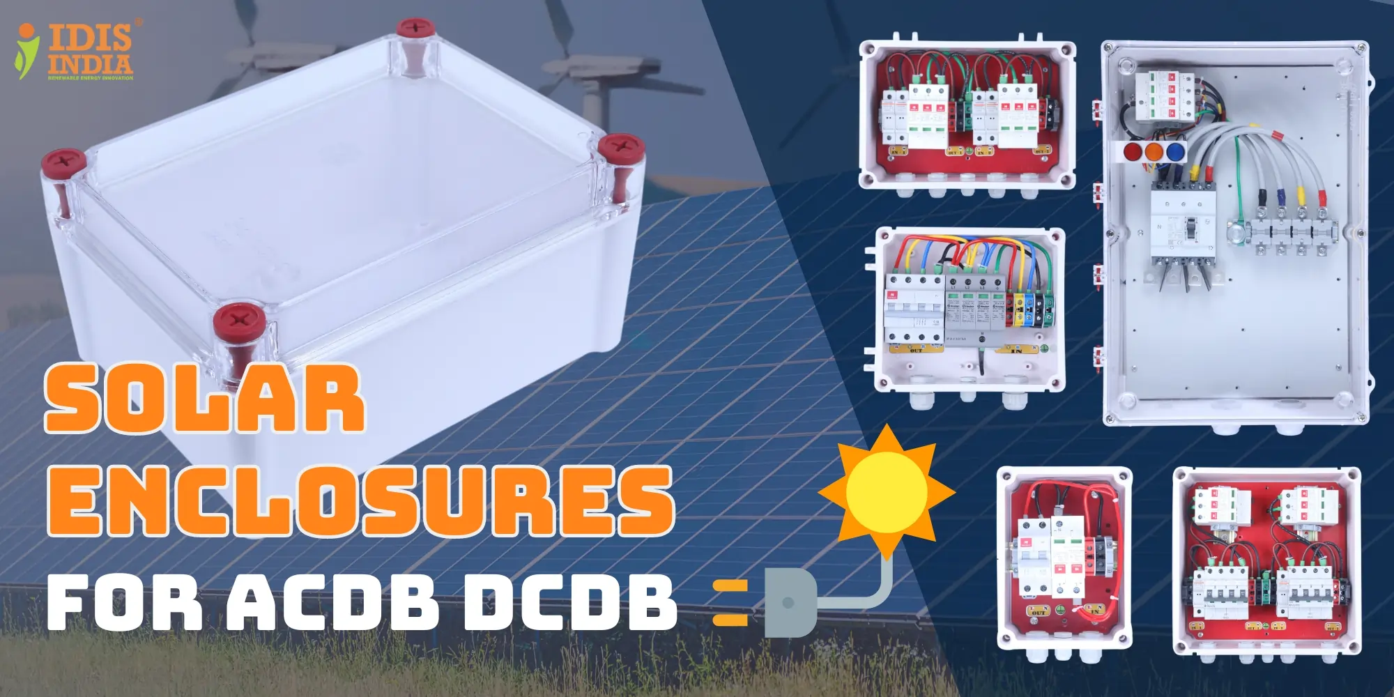 Solar Enclosure Box for ACDB DCDB