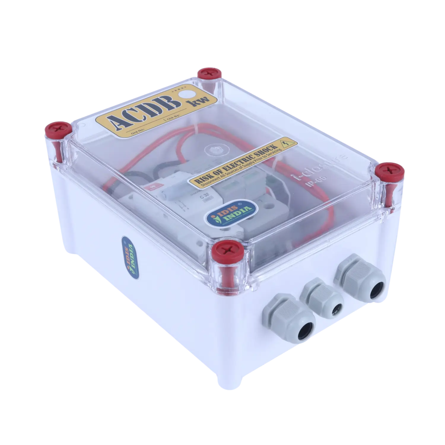 Solar ACDB box 1 Phase 1 to 6 KW - Finder
