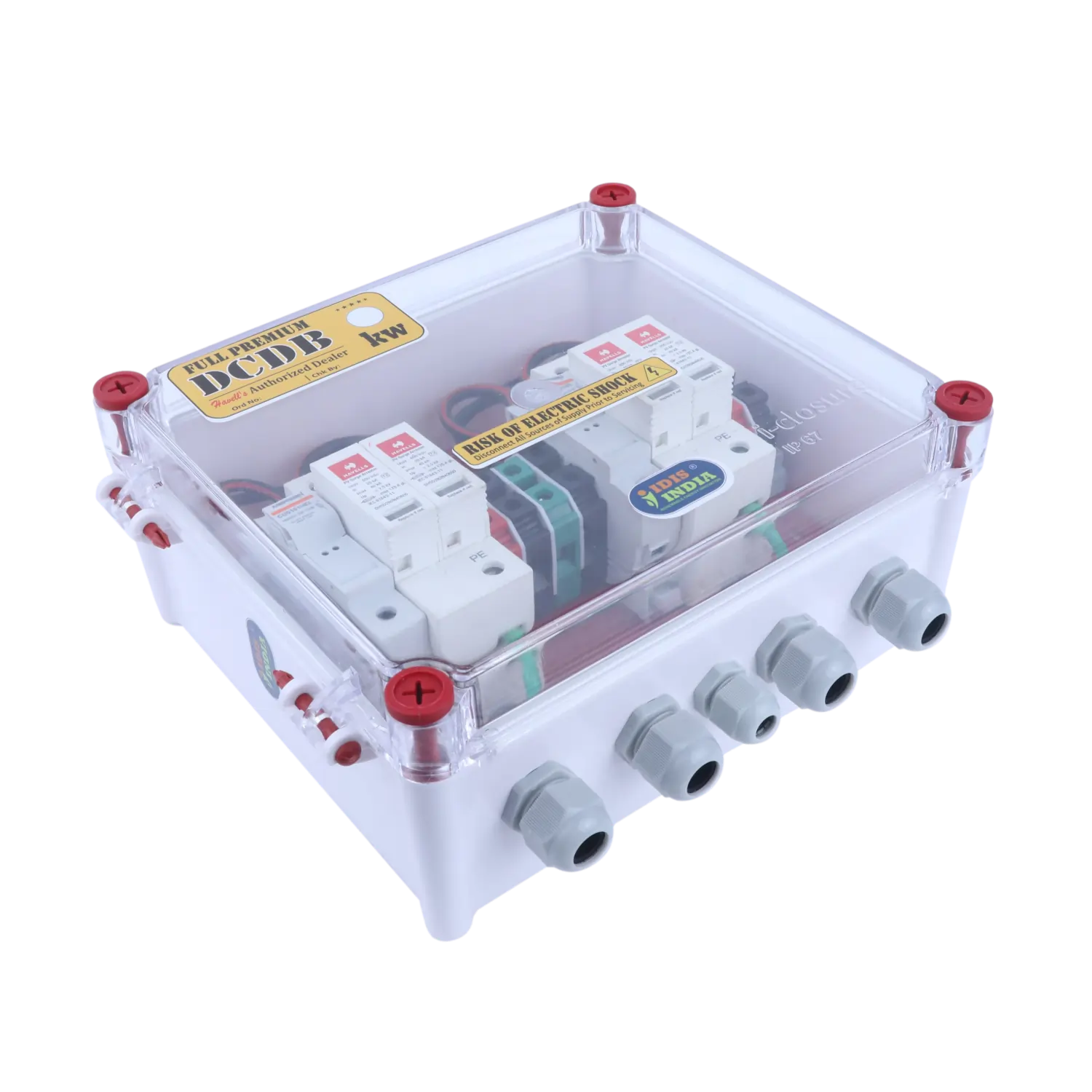 Solar DCDB Havells 2 In 2 Out Fuse SPD 600V by Idis India