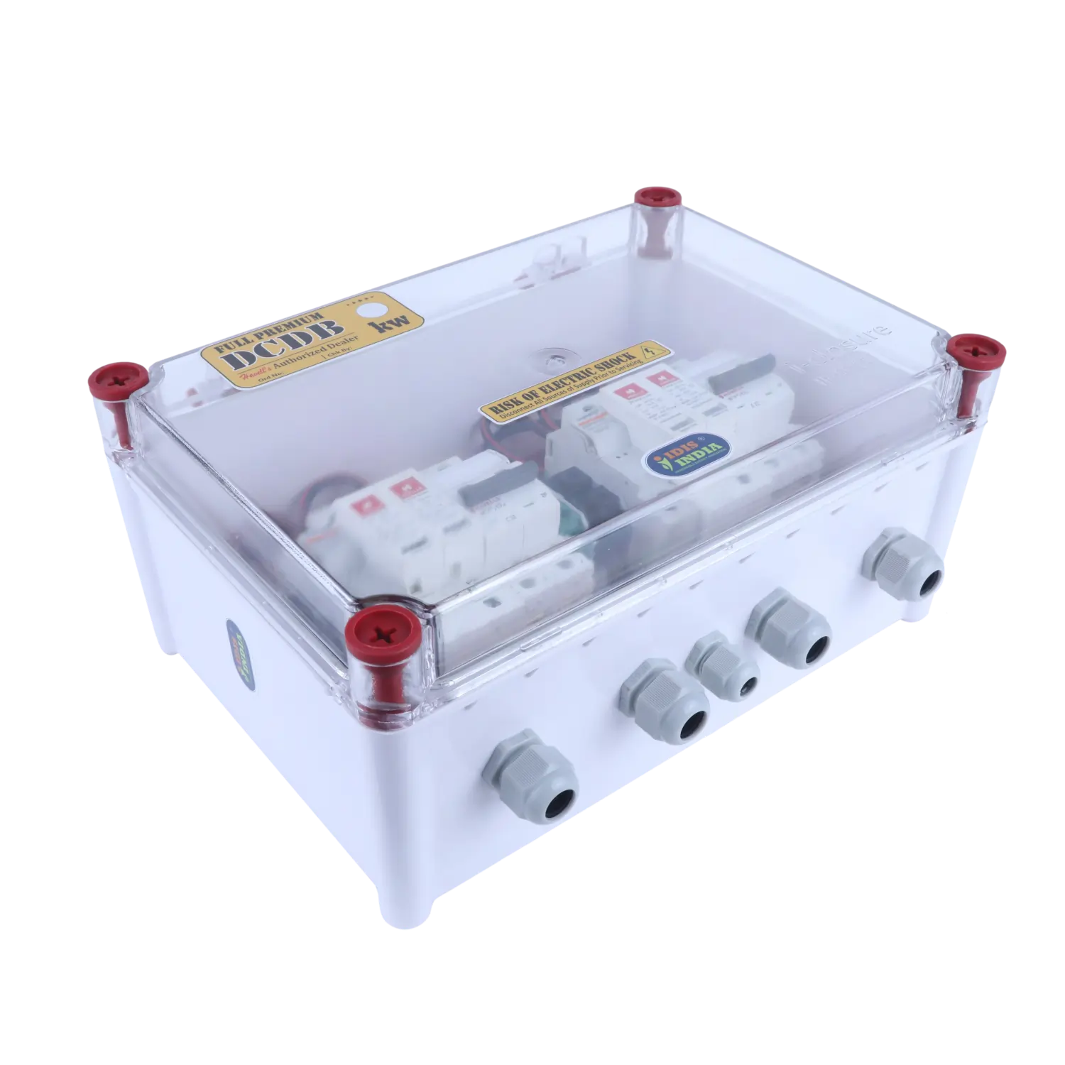 Solar DCDB Havells 2 In 2 Out Fuse MCB SPD 500V by Idis India