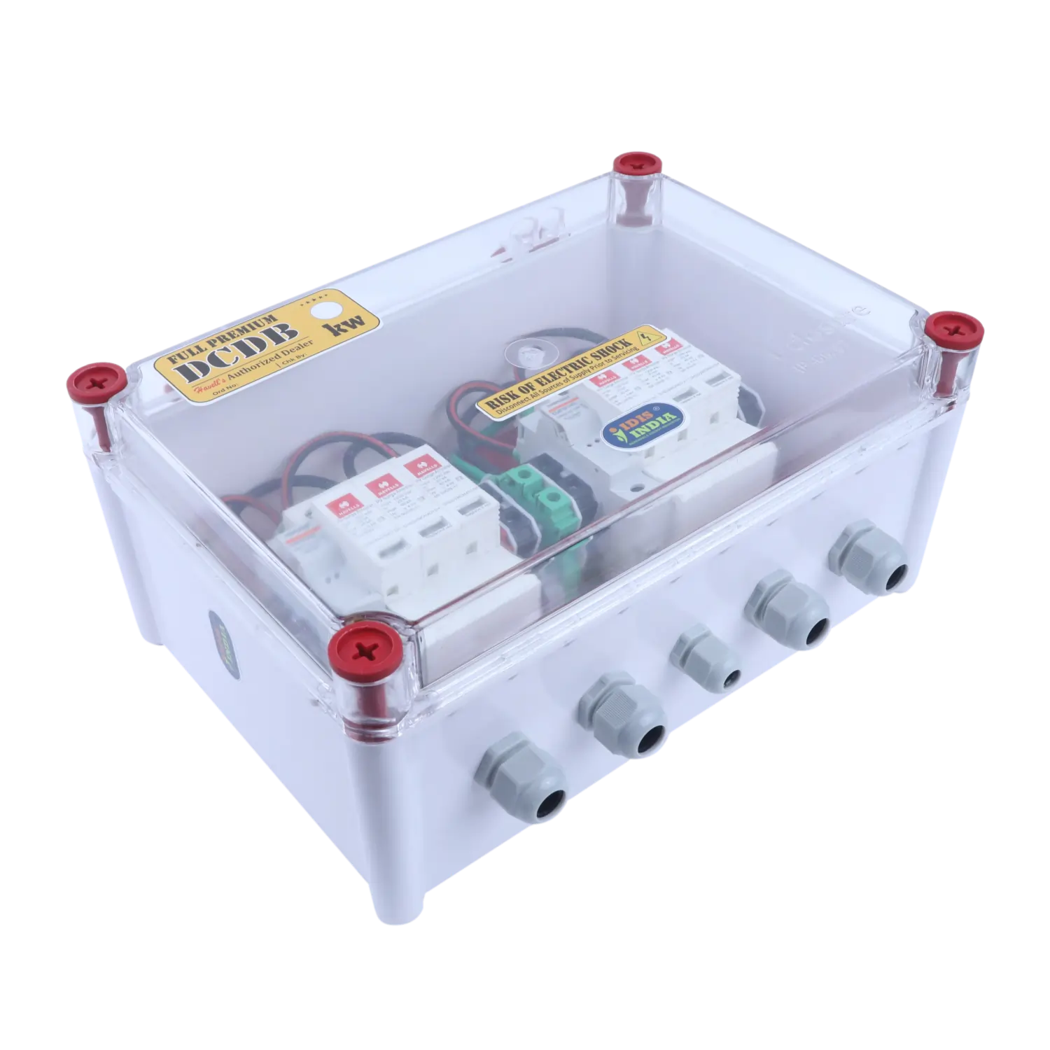 Solar DCDB Havells 2 In 2 Out Fuse SPD 1000V by Idis India