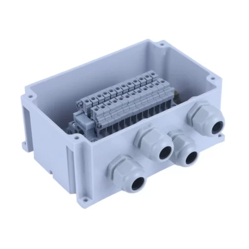 Terminal Junction Box with 12 Terminal 4 sqmm & 4 Glands iso
