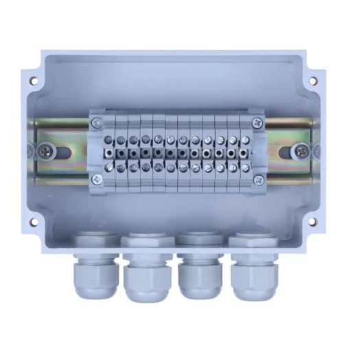 Terminal Junction Box with 12 Terminal 4 sqmm & 4 Glands top