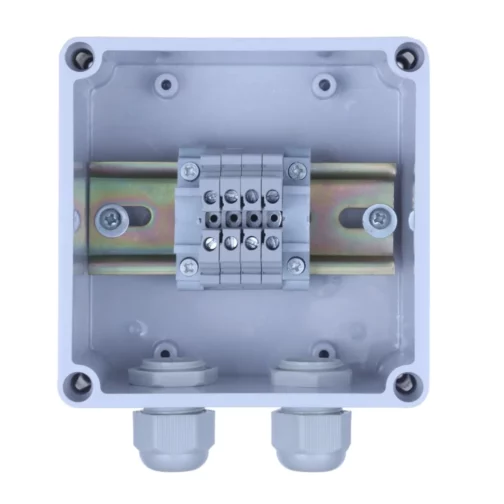 Terminal Junction Box with 4 Terminal 4 sqmm & 2 Glands top