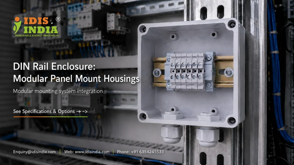 DIN Rail Enclosure: Modular Panel Mount Housings - IDIS India