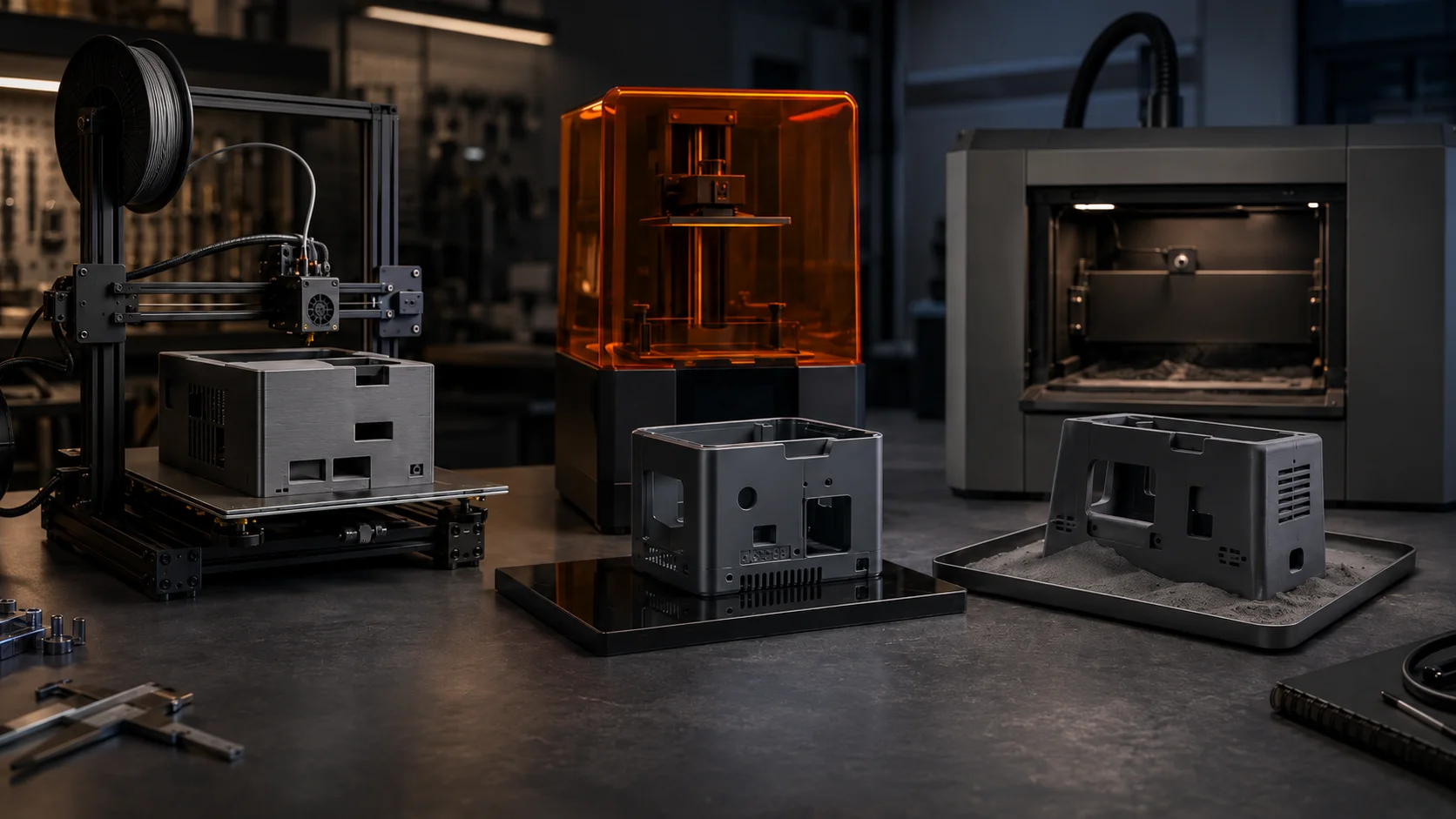 FDM vs SLA vs SLS: Which Technology Fits Your Enclosure Project