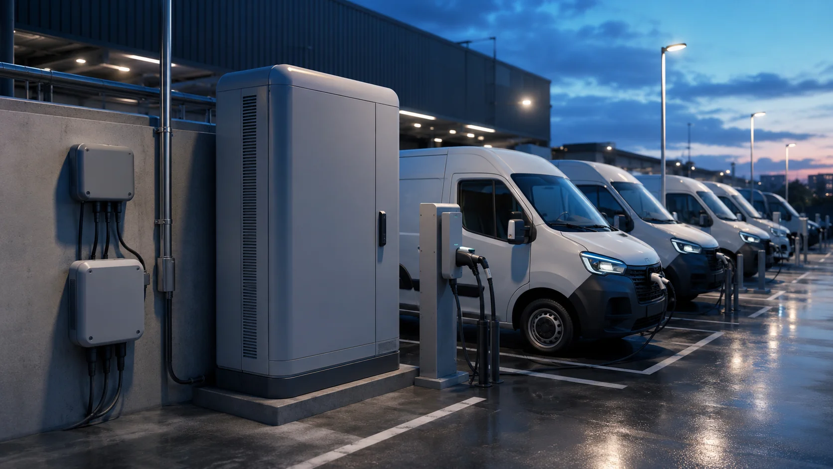 Fleet Charging Network Layouts