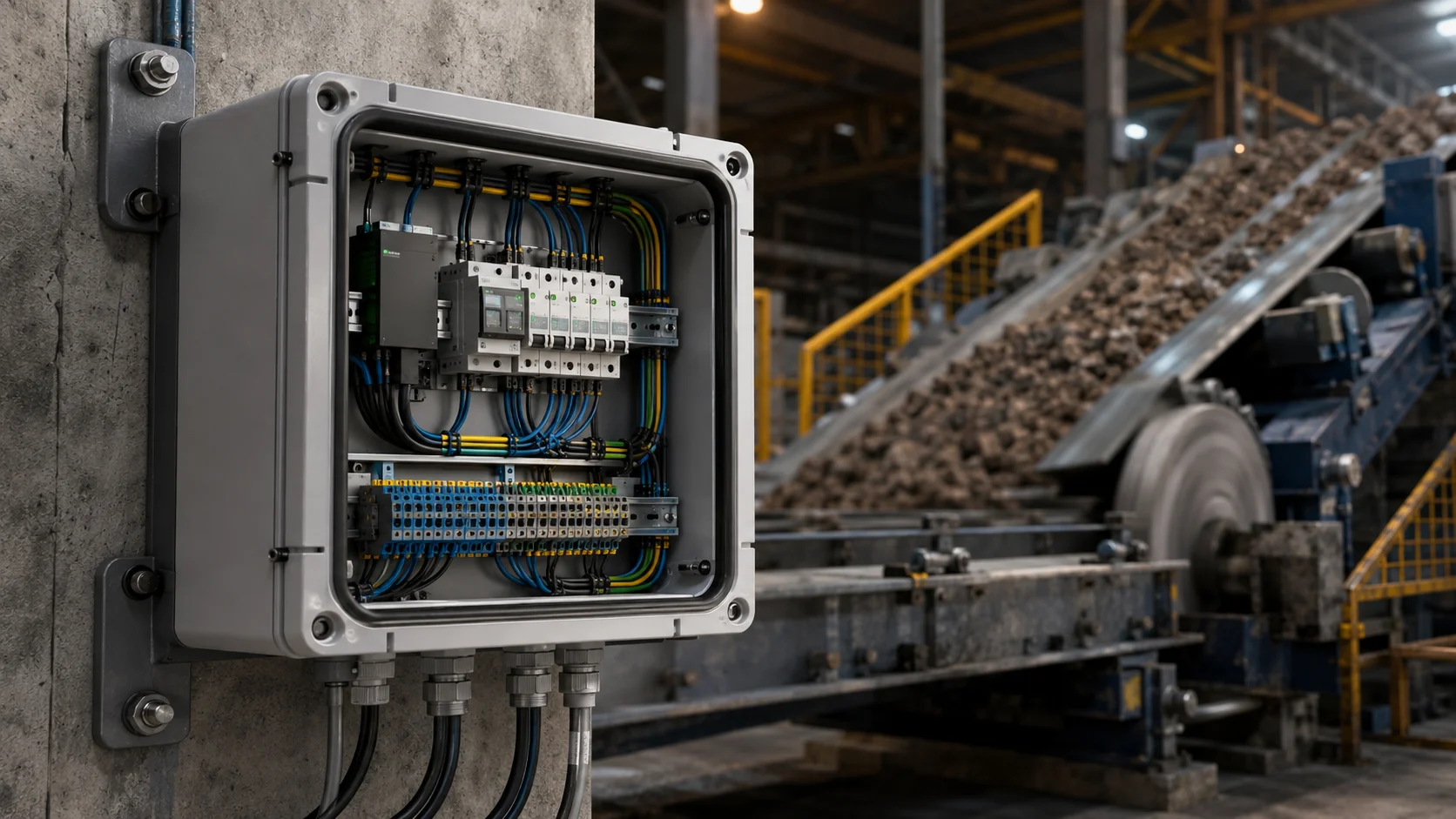 Control Panel Shock Absorption