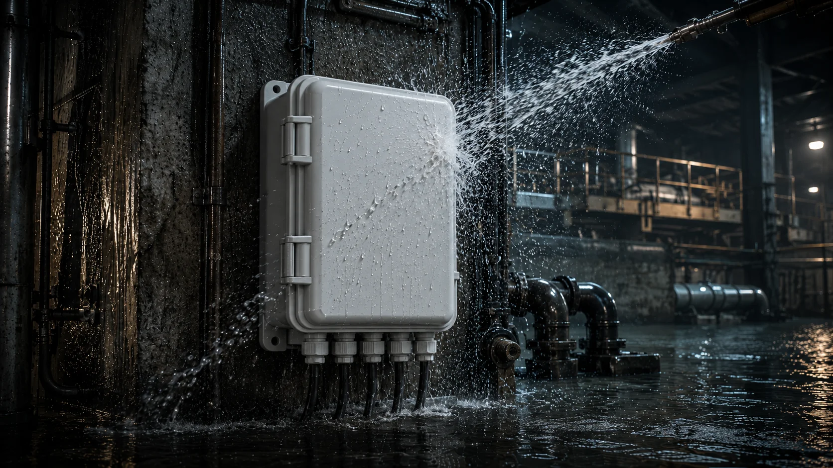 Wastewater Splash Protection