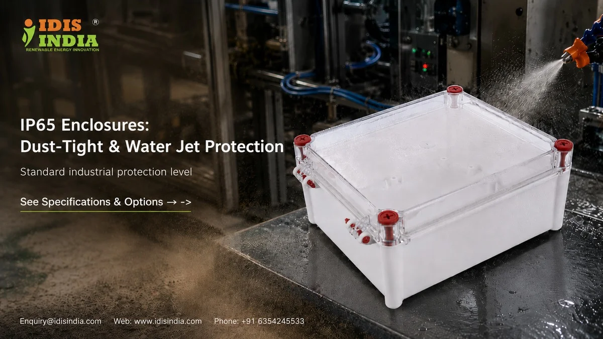 IP65 Enclosures: Dust-Tight & Water Jet Protection - IDIS India
