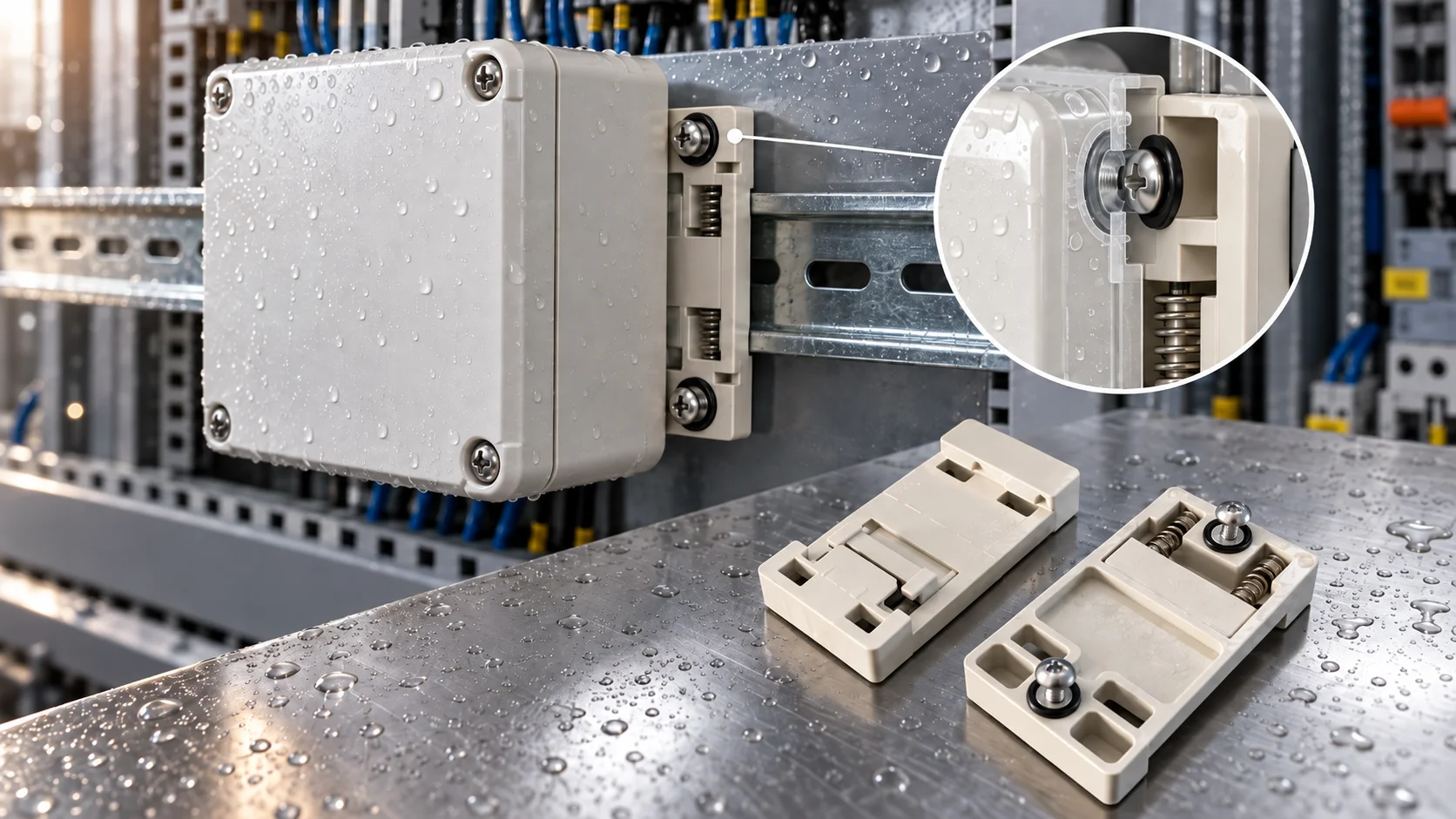 Maintaining IP67 Rating While Adding DIN Rail Mounting Capability