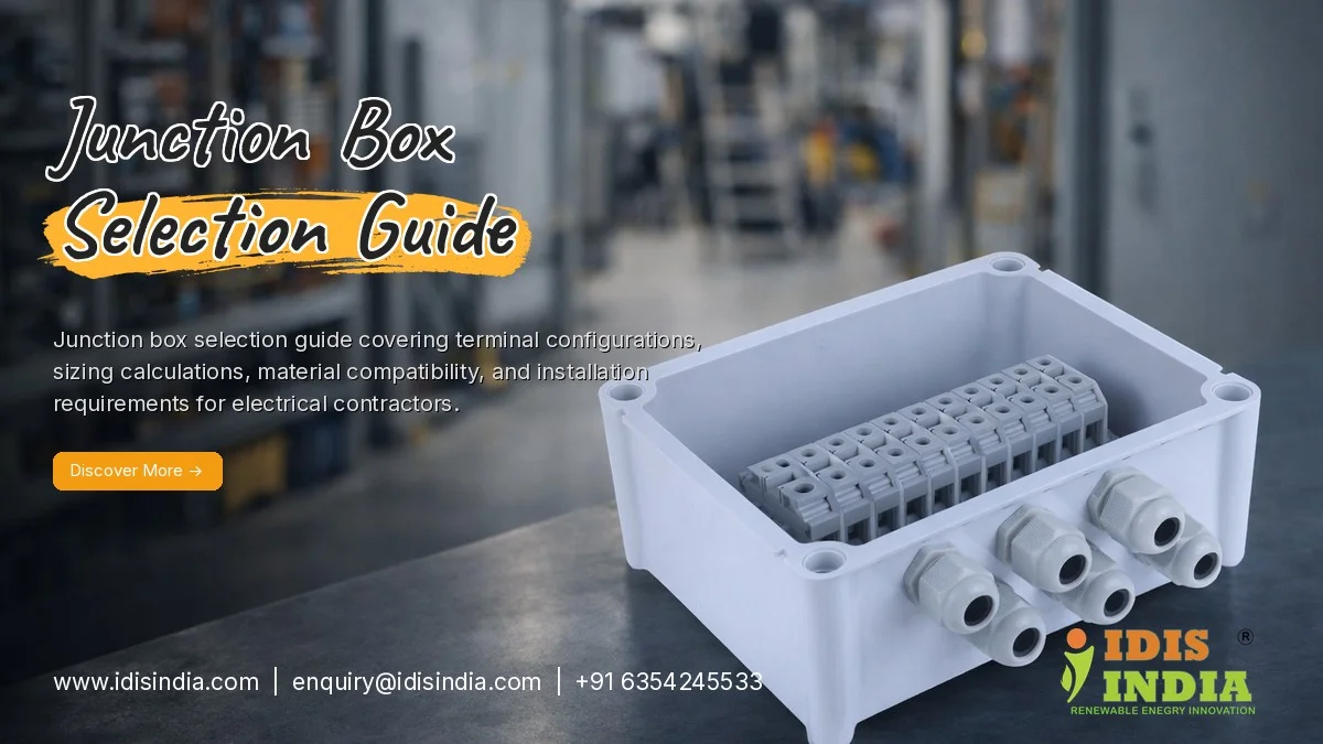 Junction Box Selection Guide: Types, Materials & Sizing - IDIS India