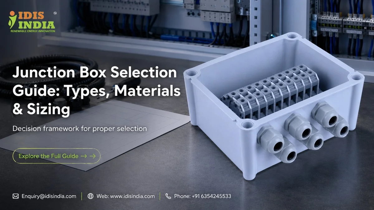 Junction Box Selection Guide: Types, Materials & Sizing - IDIS India
